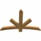Ekena Millwork Alberta Rough Sawn Timber Gable Bracket, Western Red Cedar, 48"W x 32"H x 2"D x 4"F, 16/12 Pitch GBW048X32X0204ALB00RWR - alternate 4